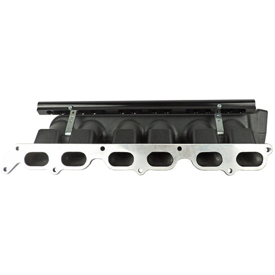 Toyota / Lexus 2JZ-GTE T4 High Performance Twin Scroll Turbo Manifold + intake manifold - 12 Injectors - Black SPA TURBO USA