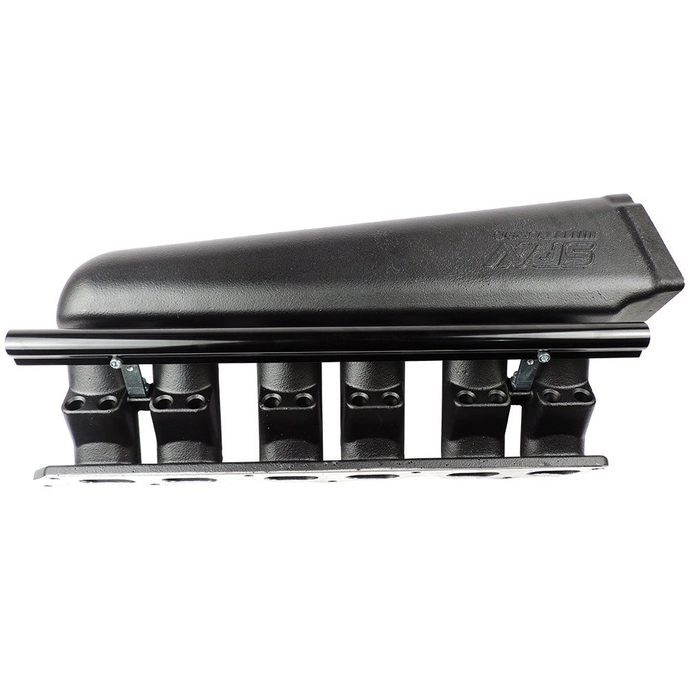 Toyota / Lexus 2JZ-GTE T4 High Performance Twin Scroll Turbo Manifold + intake manifold - 12 Injectors - Black SPA TURBO USA