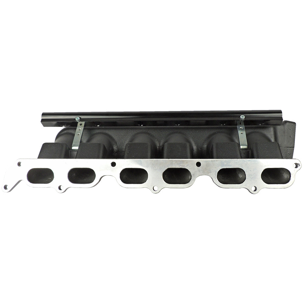 93-02 Supra 2JZ GTE intake manifold - 6 Injectors - Black - PRE SALE SPA TURBO USA