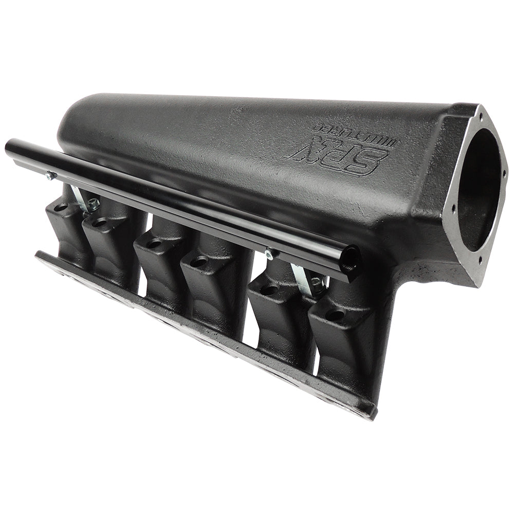 93-02 Supra 2JZ GTE intake manifold - 6 Injectors - Black - PRE SALE SPA TURBO USA