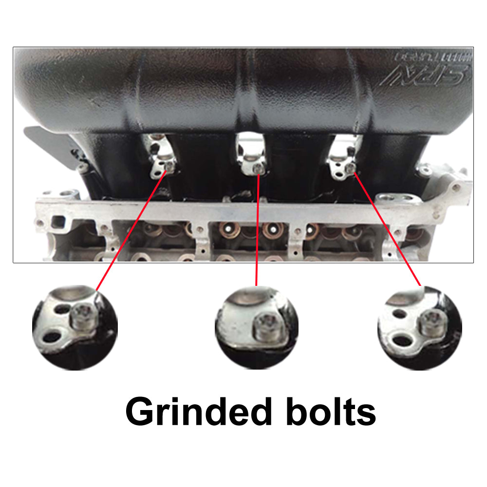 2.0L TSI / FSI T3 Twin Scroll Turbo Exhaust Manifold Transverse Engines + aluminum intake manifold - Black SPA TURBO USA