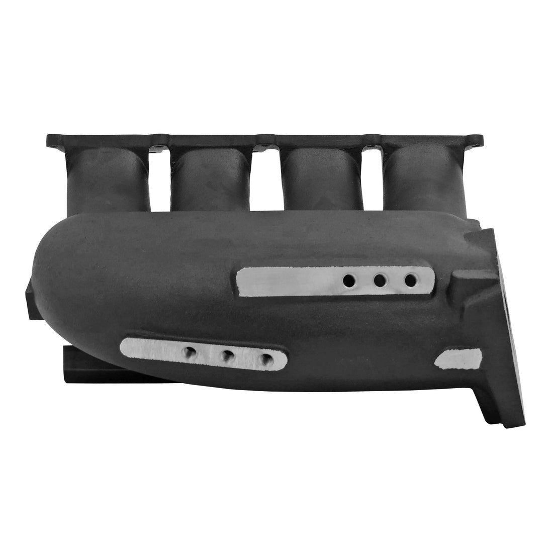Cast Aluminum Intake Manifold for transverse VW/AUDI 1.8T with 8 injectors Fuel Rail Kit (right side without throttle bolt holes) - Black SPA TURBO USA