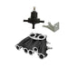 VW MKI MKII GTI 1.8L 2.0L 8V SOHC SINGLE DOWNDRAFT INTAKE MANIFOLD - BLACK + 0-30 PSI Fuel pressure regulator + Bracket SPA TURBO USA