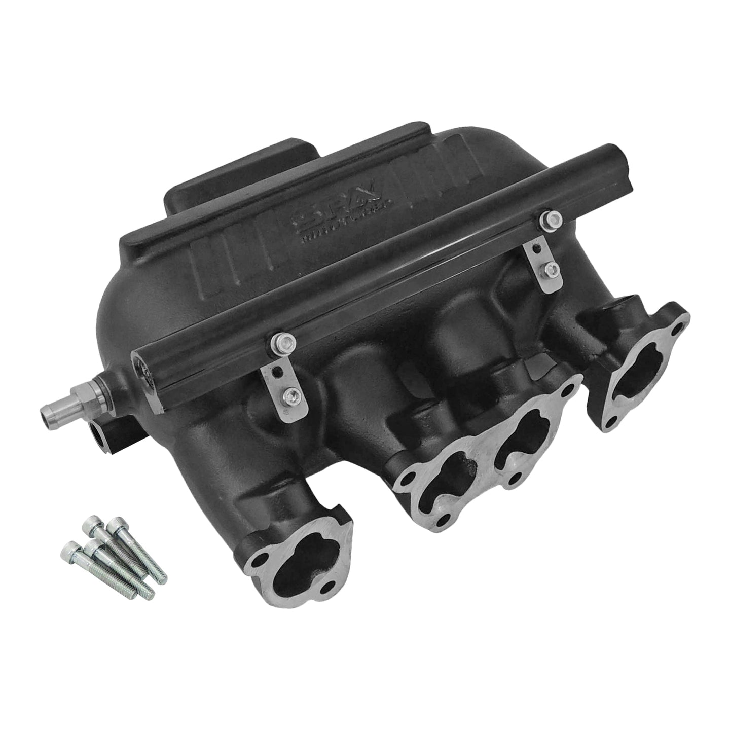 INTAKE MANIFOLD VW 8V CROSS FLOW LONGITUDINAL - 8 INJECTORS - WITHOUT BOLT HOLES - BLACK SPA TURBO USA