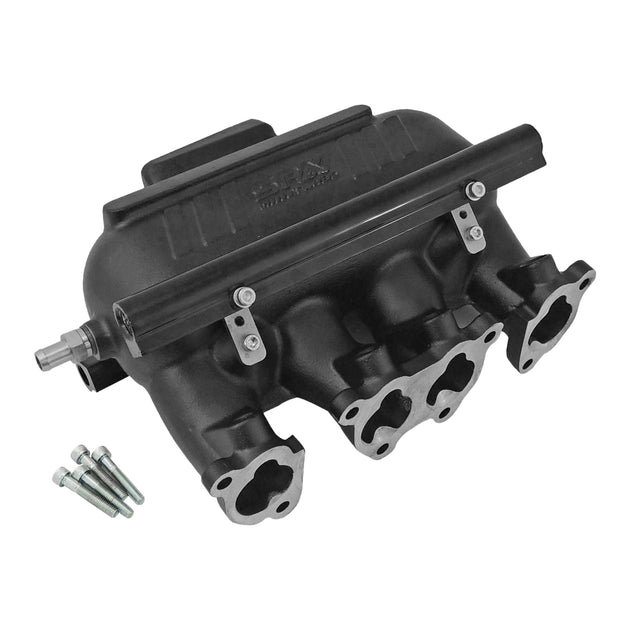 INTAKE MANIFOLD VW 8V CROSS FLOW LONGITUDINAL - 8 INJECTORS - WITHOUT BOLT HOLES - BLACK SPA TURBO USA