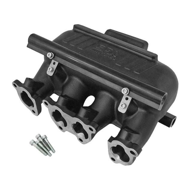 INTAKE MANIFOLD VW 8V CROSS FLOW LONGITUDINAL - 8 INJECTORS - WITHOUT BOLT HOLES - BLACK SPA TURBO USA