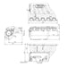 VW Jetta / Golf MK5 2.5L 5 cylinder 20V 07K T3 top mount turbo manifold + Intake manifold SPA TURBO USA