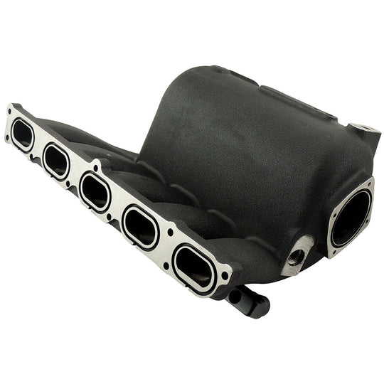 VW 2.5L 5 CYLINDER 20V 07K CAST ALUMINUM INTAKE MANIFOLD - WITH FUEL RAIL - BLACK SPA TURBO USA