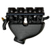 Cast Aluminum Intake Manifold for longitudinal VW/AUDI 1.8T with 4 injectors Fuel Rail Kit (OEM throttle) Black SPA TURBO USA