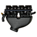 Cast Aluminum Intake Manifold for longitudinal VW/AUDI 1.8T with 4 injectors Fuel Rail Kit (OEM throttle) Black SPA TURBO USA