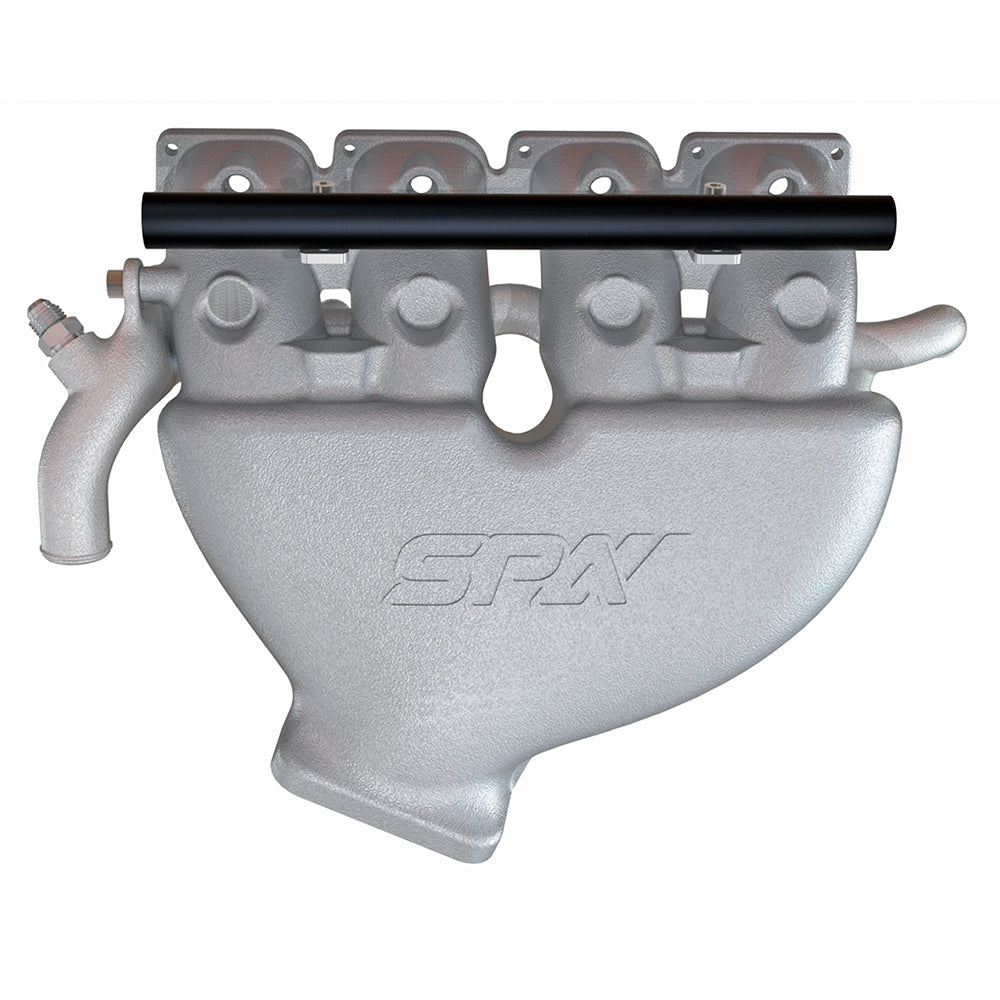 Cast Aluminum Intake Manifold for longitudinal VW/AUDI 1.8T with 4 injectors Fuel Rail Kit (OEM throttle) SPA TURBO USA