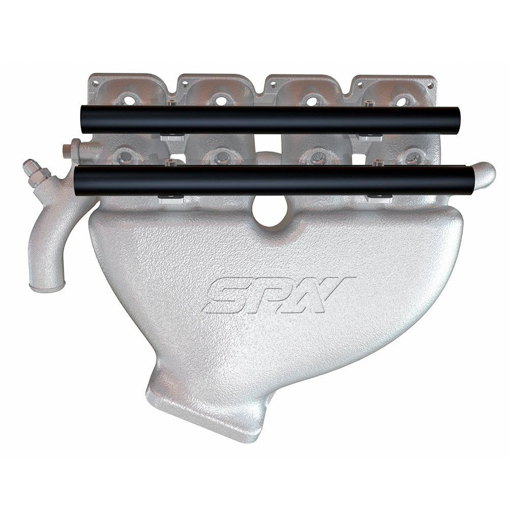 Cast Aluminum Intake Manifold for longitudinal VW/AUDI 1.8T with 8 injectors Fuel Rail Kit (OEM throttle) - PRE SALE SPA TURBO USA