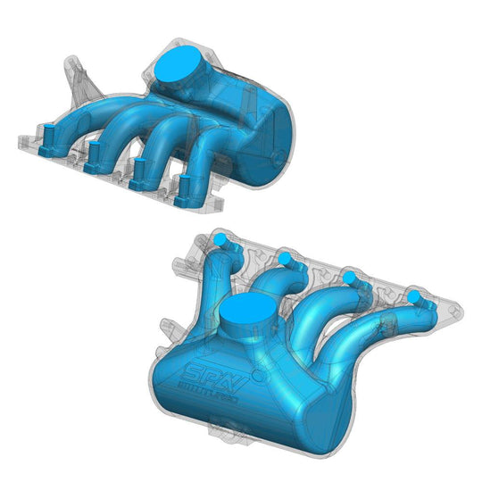 HIGH FLOW INTAKE MANIFOLD OPEL / VAUXHALL / CHEVY EURO ASTRA ZAFIRA VXR GSi VX220 Z20LEH Z20LET Z20LER - BLACK SPA TURBO USA