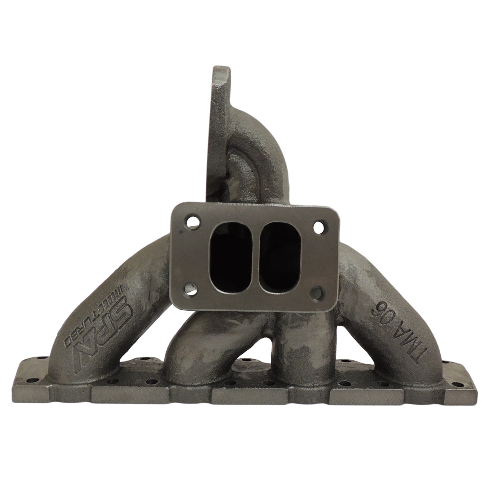 VW MKIV GTI T3 Twin Scroll Top Mount Flange Turbocharger Exhaust Manifold - PRE SALE SPA TURBO USA