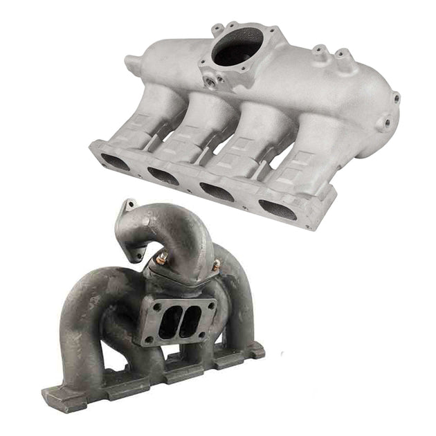 2.0L TSI / FSI T3 Twin Scroll Turbo Exhaust Manifold Transverse Engines + Aluminum intake manifold - NEW VERSION! - PRE SALE SPA TURBO USA