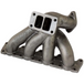VW B5 T3 top mount turbo twin scroll manifold wastegate "i" SPA TURBO USA