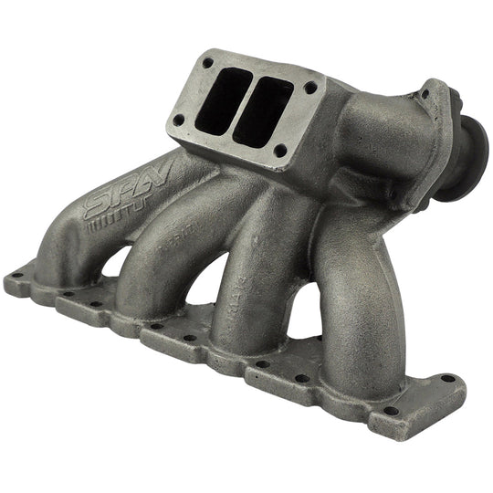 VW B5 T3 top mount turbo twin scroll manifold wastegate V-Band SPA TURBO USA