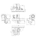 VW MKIV GTI T3 Twin Scroll Top Mount Turbo Manifold - EVOLUTION SPA TURBO USA