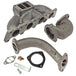 VW MKIV GTI T3 Twin Scroll Top Mount Turbo Manifold - EVOLUTION SPA TURBO USA