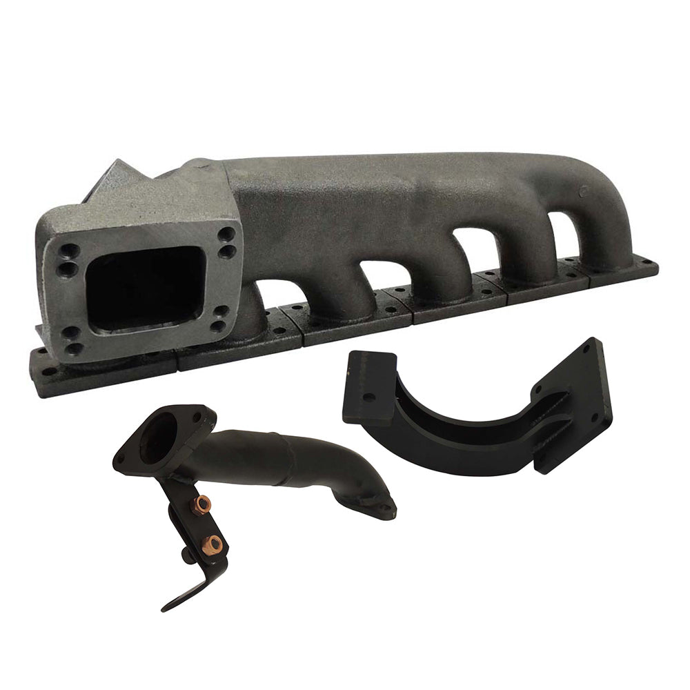 BMW E36 M3 S50 TU M5X Turbo Exhaust Manifold - TMB01 + Turbo Motor Mount + Wastegate mount WG 2 bolt mount SPA TURBO USA