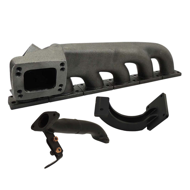 BMW E36 M3 S50 TU M5X Turbo Exhaust Manifold - TMB01 + Turbo Motor Mount + Wastegate mount WG 2 bolt mount SPA TURBO USA