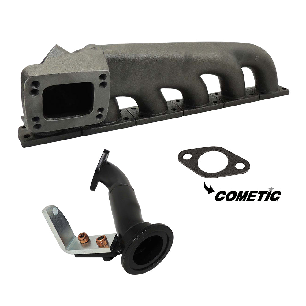 BMW E36 M3 S50 TU M5X Turbo Exhaust Manifold + Wastegate mount WG V-band mount + COMETIC WASTEGATE FLANGE GASKET SPA TURBO USA