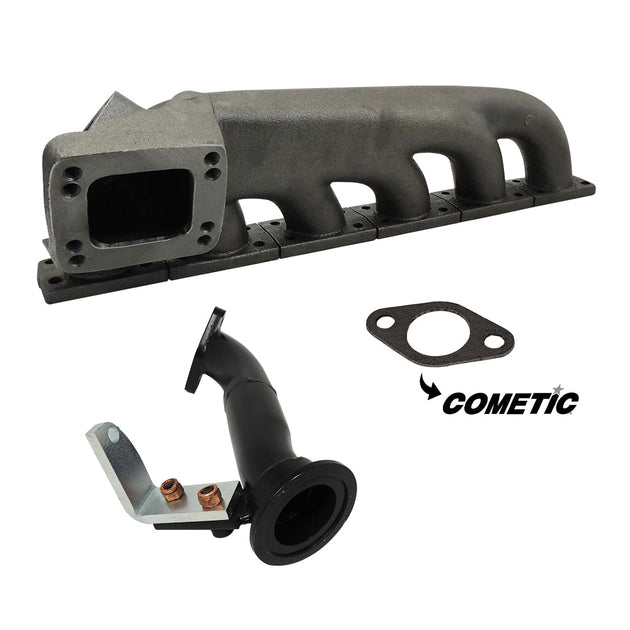 BMW E36 M3 S50 TU M5X Turbo Exhaust Manifold + Wastegate mount WG V-band mount + COMETIC WASTEGATE FLANGE GASKET SPA TURBO USA