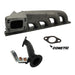 BMW E36 M3 S50 TU M5X Turbo Exhaust Manifold + Wastegate mount WG V-band mount + COMETIC WASTEGATE FLANGE GASKET SPA TURBO USA
