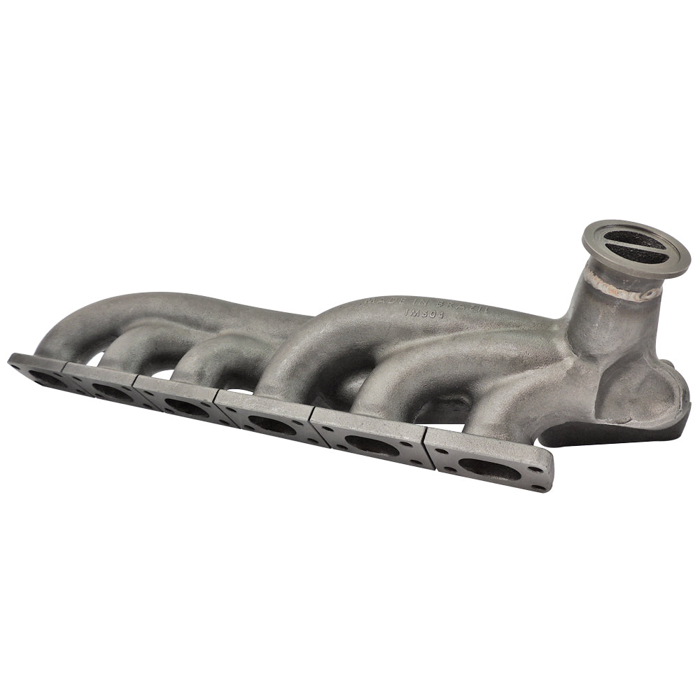 TWIN SCROLL TOP MOUNT CAST TURBO MANIFOLD V-BAND WASTEGATE + CAST ALUMINUM INTAKE MANIFOLD OEM THROTTLE for BMW E36 325 328 M3 (M50/M52/M54) SPA TURBO USA