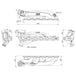 TWIN SCROLL TOP MOUNT CAST TURBO MANIFOLD V-BAND WASTEGATE + CAST ALUMINUM INTAKE MANIFOLD OEM THROTTLE for BMW E36 325 328 M3 (M50/M52/M54) SPA TURBO USA