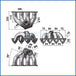 Honda B-series T3 top mount turbo manifold SPA TURBO USA