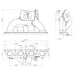 Honda D-series T3 Twin Scroll bottom mount turbo manifold SPA TURBO USA