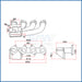 Chevy Euro C20NE longitudinal T3 turbo manifold SPA TURBO USA