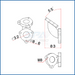 Turbo Manifold + 55 DEGREE L FITTING WASTEGATE MOUNT FOR VW MKIV 2.0 T3 Turbo SPA TURBO USA