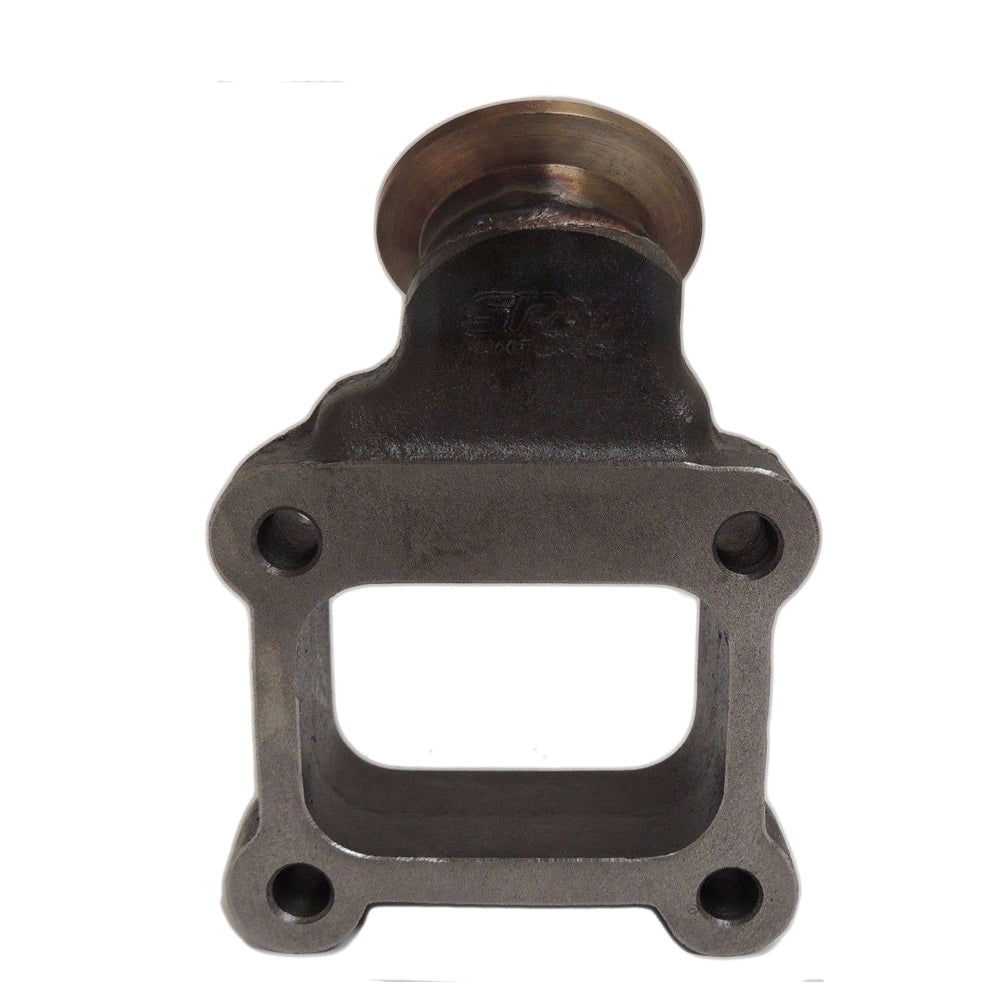 T4 manifold 44mm v-band Wastegate adapter 45 degree flange SPA TURBO USA
