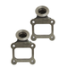 T4 manifold 44mm v-band Wastegate adapter 45 degree flange (2 units) SPA TURBO USA