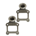 T4 manifold 44mm v-band Wastegate adapter 45 degree flange (2 units) SPA TURBO USA