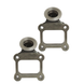 T4 manifold 44mm v-band Wastegate adapter 45 degree flange (2 units) SPA TURBO USA