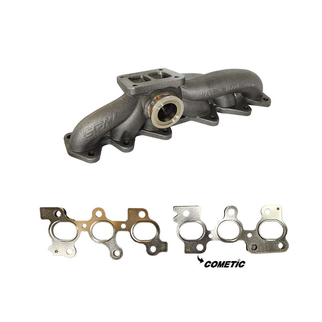 Toyota / Lexus 2JZ-GTE T4 High Performance Twin Scroll Turbo Manifold + COMETIC MLS EXHAUST MANIFOLD GASKET SPA TURBO USA