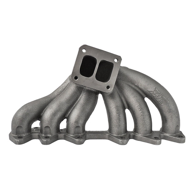 TOYOTA / LEXUS 2JZ-GTE T4 TOP MOUNT TWIN SCROLL CAST TURBO MANIFOLD V-BAND WASTEGATE + COMETIC MLS EXHAUST MANIFOLD GASKET SPA TURBO USA