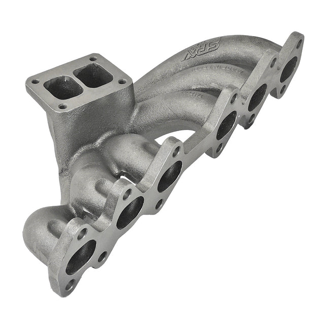 TOYOTA / LEXUS 2JZ-GTE T4 TOP MOUNT TWIN SCROLL CAST TURBO MANIFOLD V-BAND WASTEGATE SPA TURBO USA