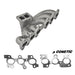 TOYOTA / LEXUS 2JZ-GTE T4 TOP MOUNT TWIN SCROLL CAST TURBO MANIFOLD V-BAND WASTEGATE + COMETIC MLS EXHAUST MANIFOLD GASKET SPA TURBO USA