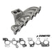 TOYOTA / LEXUS 2JZ-GTE T4 TOP MOUNT TWIN SCROLL CAST TURBO MANIFOLD V-BAND WASTEGATE + COMETIC MLS EXHAUST MANIFOLD GASKET SPA TURBO USA