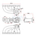 VW VR6 12v Turbo manifold - T3/T4 + COMETIC EXHAUST MANIFOLD GASKET SPA TURBO USA