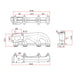 VW Fox / Dasher / Audi 80 1.6 / 1.8 & 2.0 8V T3 turbo manifold SPA TURBO USA