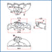 VW Golf / Jetta / Seat Cupra 1.8L / 2.0L 16V 9A ABF T3 turbo manifold SPA TURBO USA