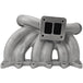 VW VR6 12V Twin scroll T4 top mount turbo manifold - Dual V-band Wastegates + COMETIC EXHAUST MANIFOLD GASKET SPA TURBO USA