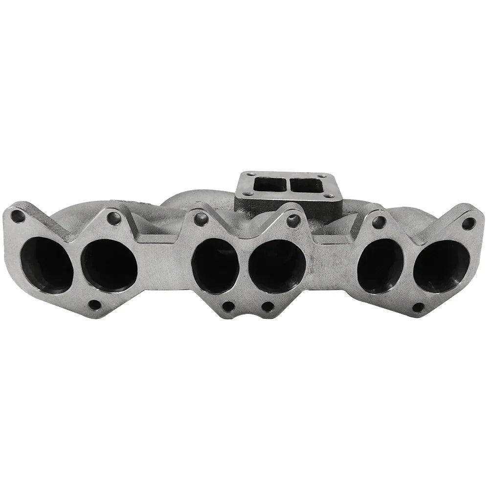 VW VR6 12V OBDI Short Runner Induction Intake Manifold + VW VR6 12V TWIN SCROLL T4 TOP MOUNT TURBO MANIFOLD - DUAL V-BAND WASTEGATES + OBD2 FLANGE SPA TURBO USA