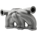 VW VR6 12V OBDI Short Runner Induction Intake Manifold + VW VR6 12V TWIN SCROLL T4 TOP MOUNT TURBO MANIFOLD - DUAL V-BAND WASTEGATES SPA TURBO USA
