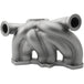 VW VR6 12V OBDI Short Runner Induction Intake Manifold + VW VR6 12V TWIN SCROLL T4 TOP MOUNT TURBO MANIFOLD - DUAL V-BAND WASTEGATES + OBD2 FLANGE SPA TURBO USA
